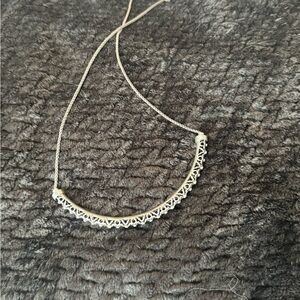Kendra Scott Silver Intricate Necklace